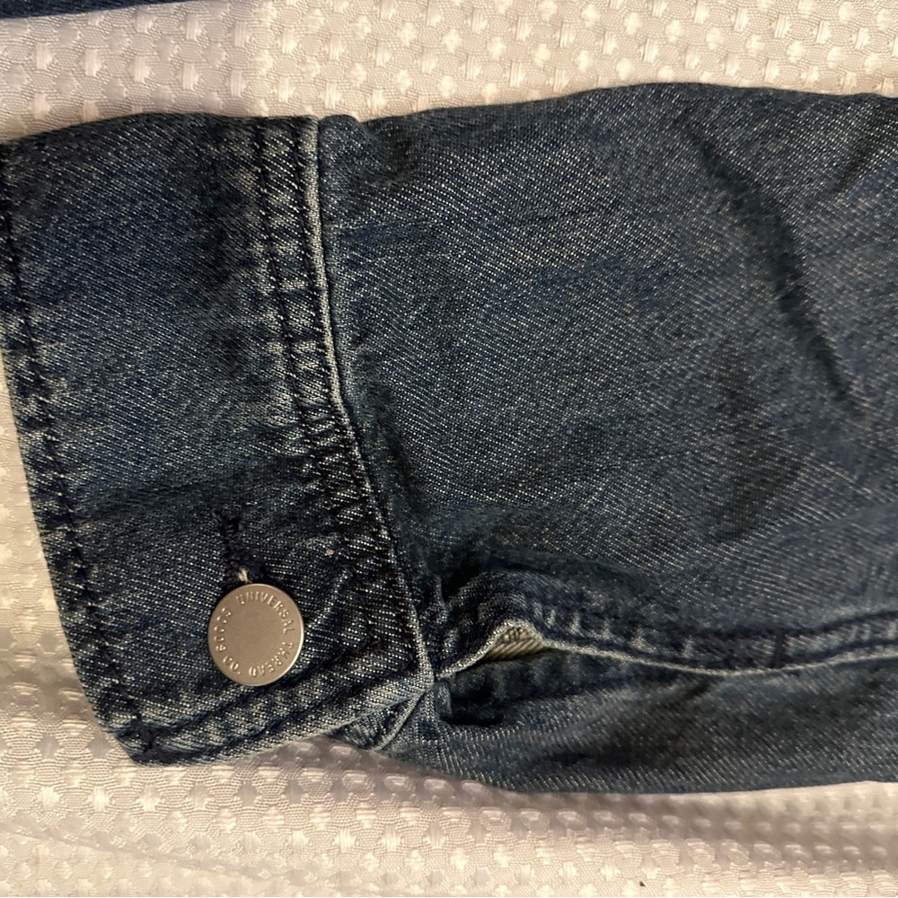 Universal Thread Denim Long Sleeve Romper - Picture 9 of 10